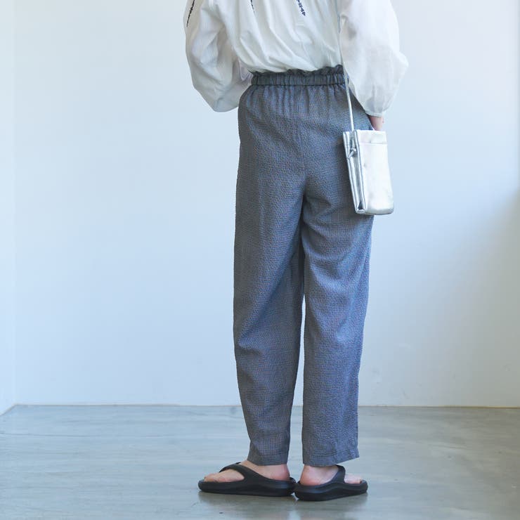 カラフルサッカーイージーワイドパンツ | coen【women】 | 詳細画像4 