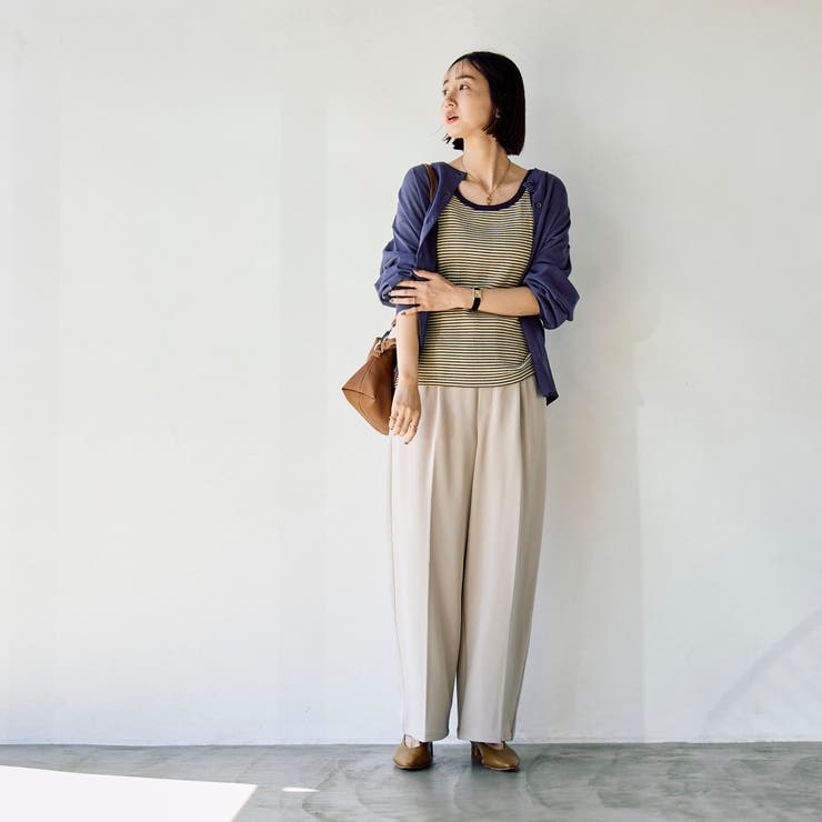 イージービューティーワイドパンツ（WEB限定サイズ） | coen【women】 | 詳細画像12 