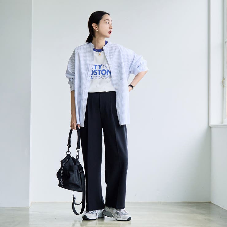 イージービューティーワイドパンツ（WEB限定サイズ） | coen【women】 | 詳細画像8 