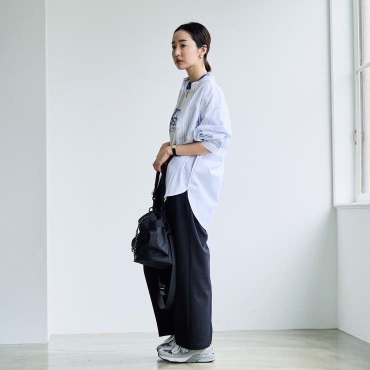 イージービューティーワイドパンツ（WEB限定サイズ） | coen【women】 | 詳細画像9 