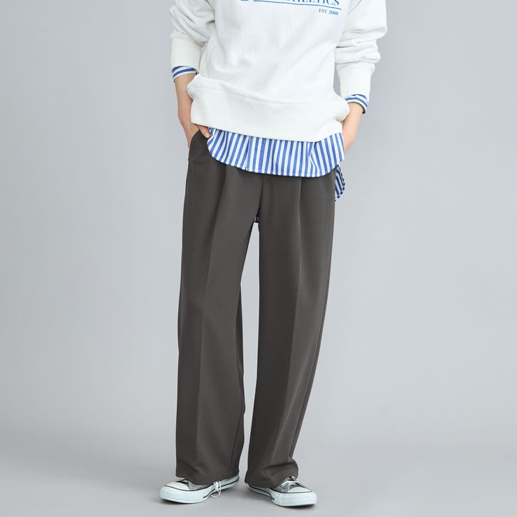DK.GRAY | イージービューティーワイドパンツ（WEB限定サイズ） | coen【women】