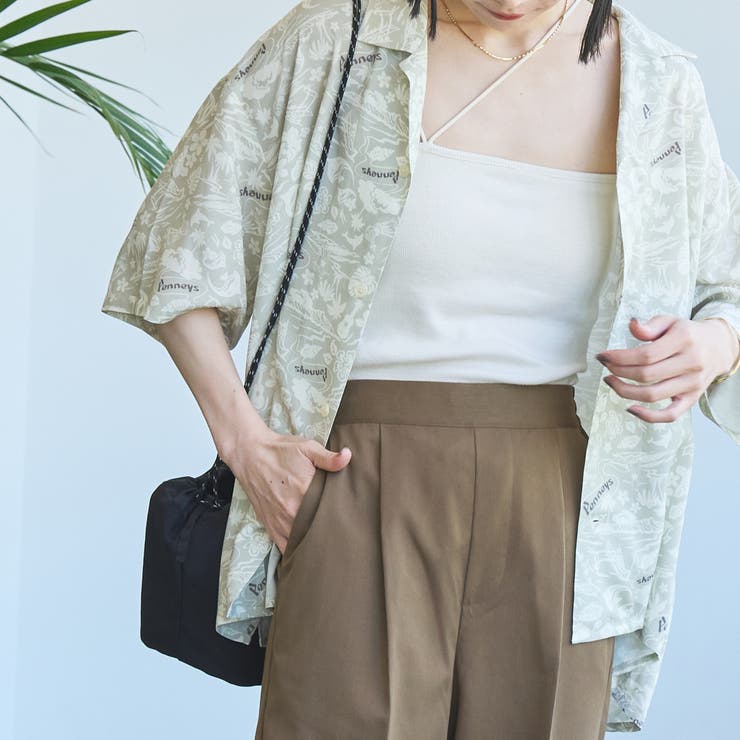 接触冷感イージービューティーワイドパンツ（WEB限定サイズ） | coen【women】 | 詳細画像28 