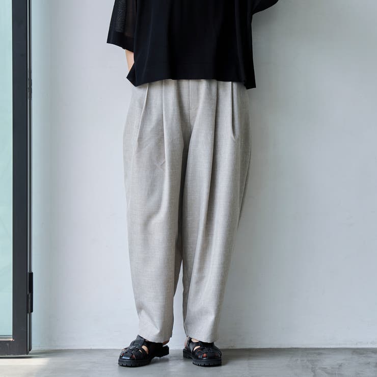 BEIGE | 【RONEL】リネンライクバルーンパンツ | coen【women】
