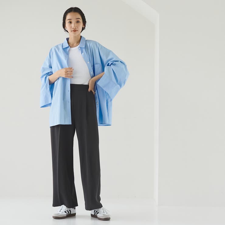 イージービューティーワイドパンツ（WEB限定サイズ） | coen【women】 | 詳細画像9 