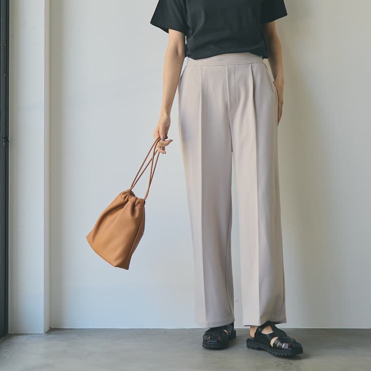 BEIGE | イージービューティーワイドパンツ（WEB限定サイズ） | coen【women】