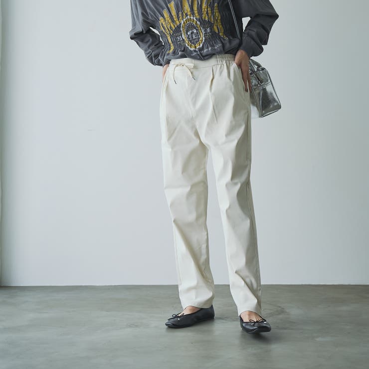 OFF WHITE | マルチファンクションやみつきテーパードパンツ（WEB限定サイズ） | coen【women】