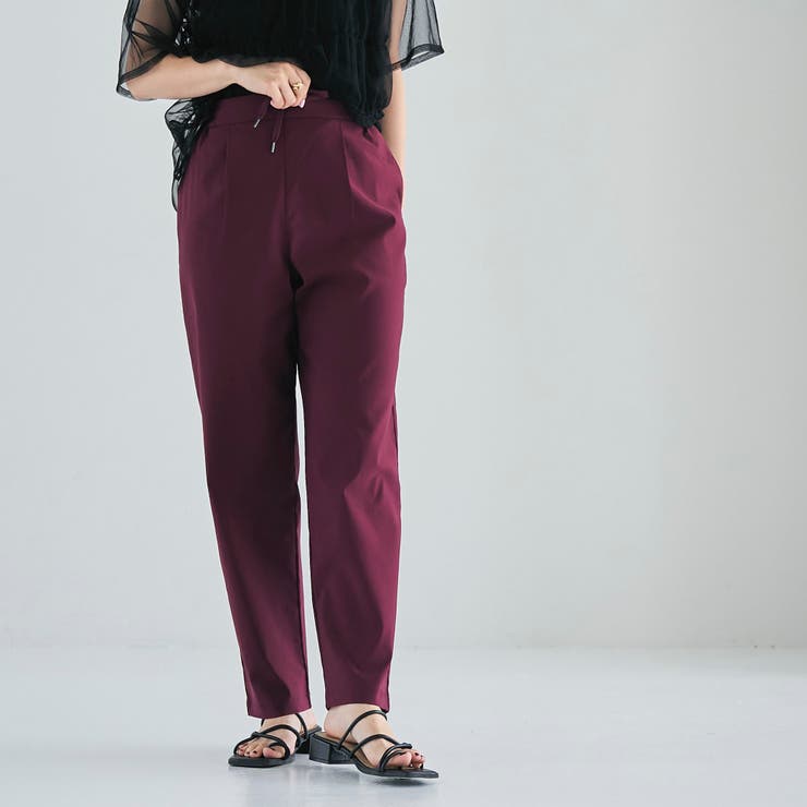 WINE | マルチファンクションやみつきテーパードパンツ（WEB限定サイズ） | coen【women】