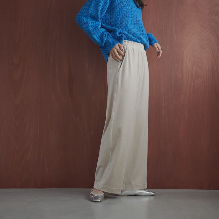 フェレットライクベロアイージーワイドパンツ | coen【women】 | 詳細画像10 