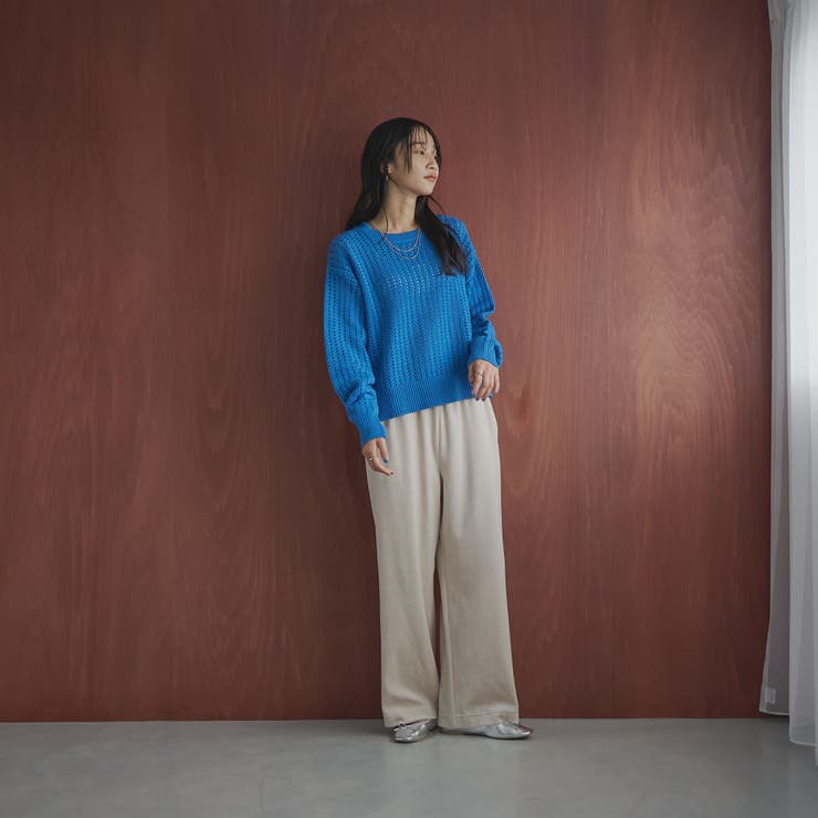 フェレットライクベロアイージーワイドパンツ | coen【women】 | 詳細画像13 