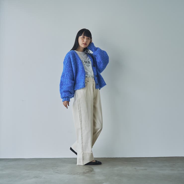 ロールアップワイドデニムパンツ | coen【women】 | 詳細画像15 