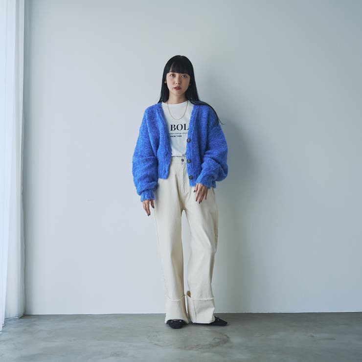 ロールアップワイドデニムパンツ | coen【women】 | 詳細画像16 