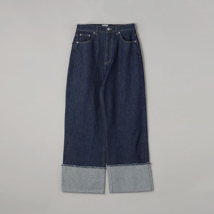 ロールアップワイドデニムパンツ[品番：COEW0006329]｜coen