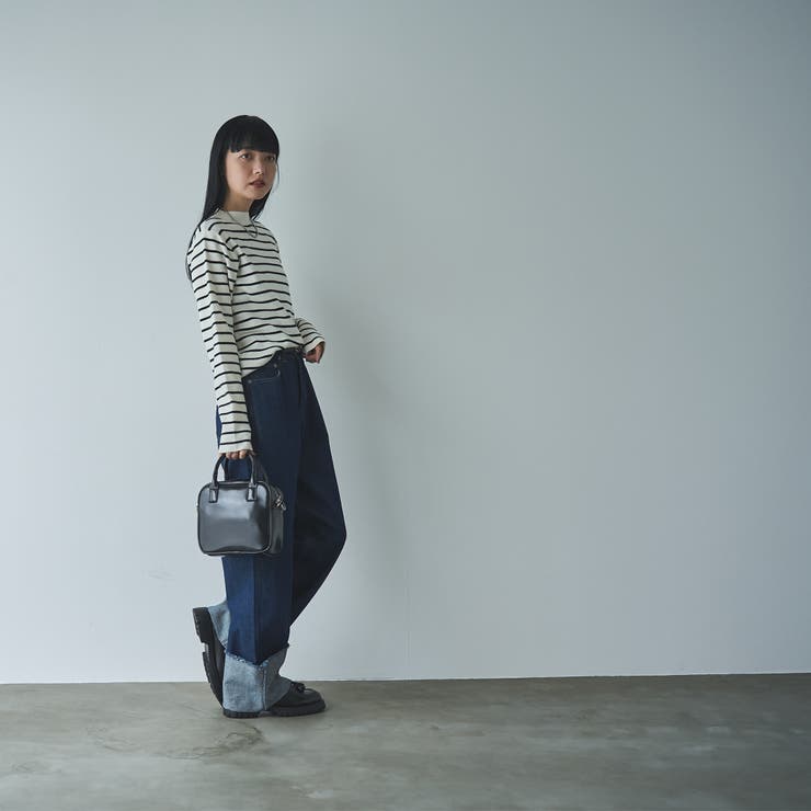 ロールアップワイドデニムパンツ | coen【women】 | 詳細画像6 