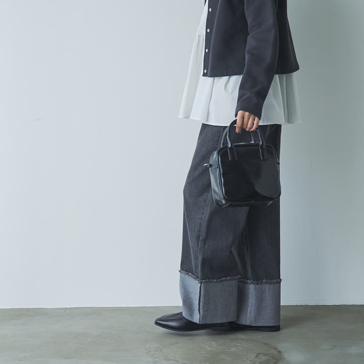 ロールアップワイドデニムパンツ | coen【women】 | 詳細画像8 