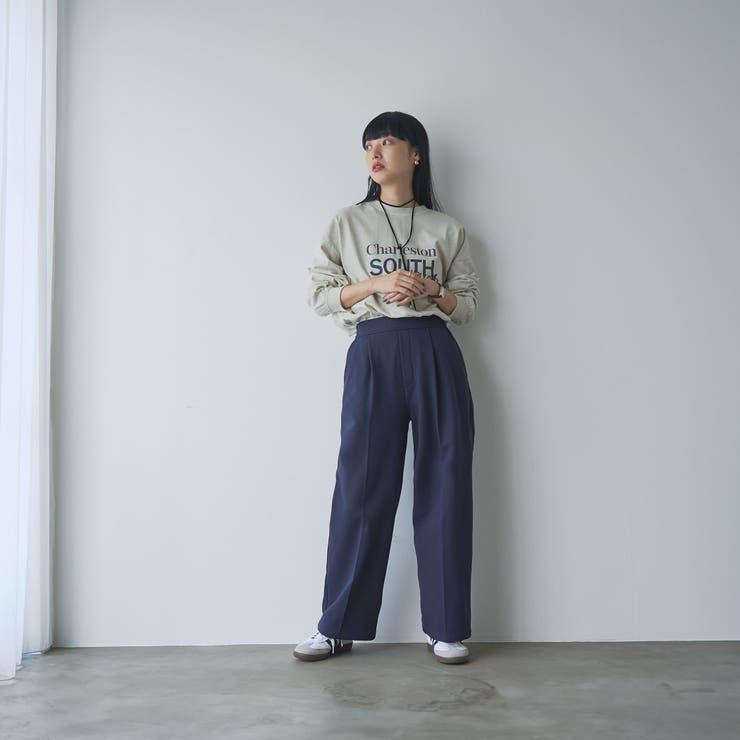イージービューティー裏起毛ワイドパンツ（WEB限定サイズ） | coen【women】 | 詳細画像22 