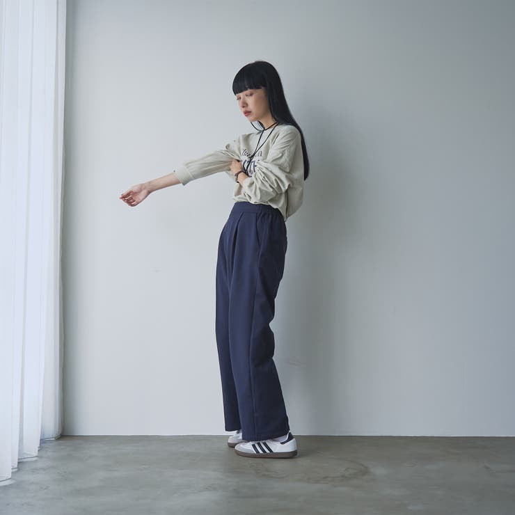 イージービューティー裏起毛ワイドパンツ（WEB限定サイズ） | coen【women】 | 詳細画像25 