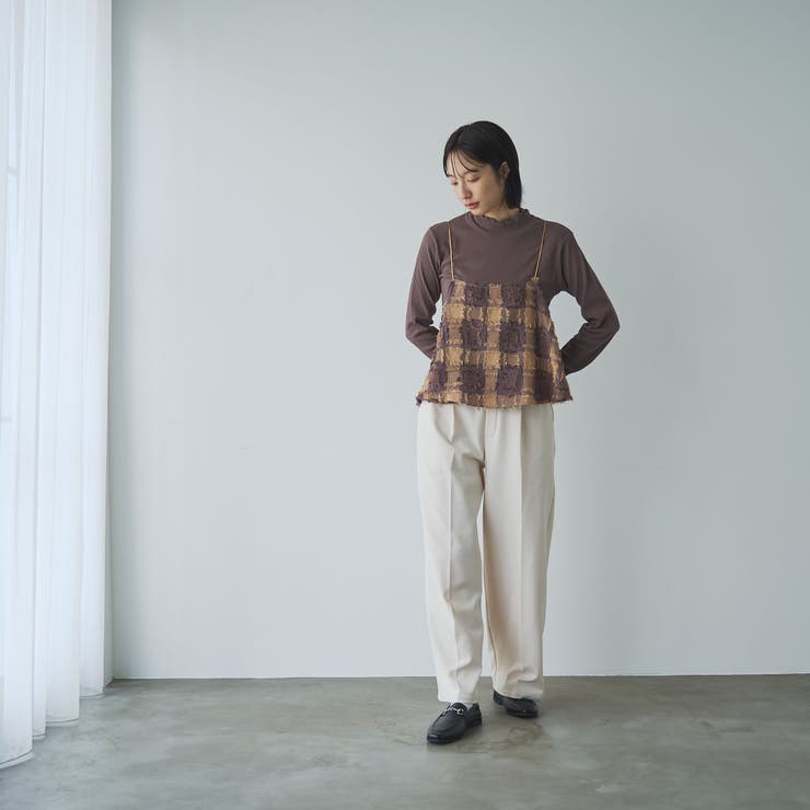 イージービューティー裏起毛ワイドパンツ（WEB限定サイズ） | coen【women】 | 詳細画像30 