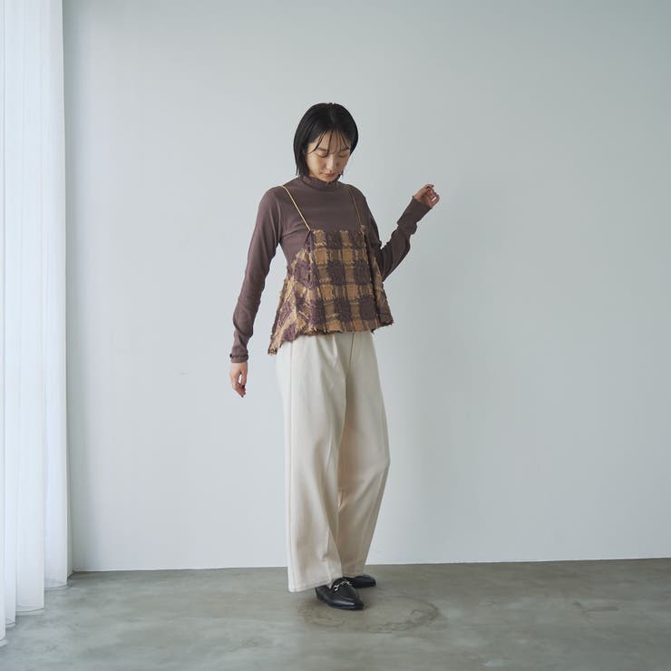 イージービューティー裏起毛ワイドパンツ（WEB限定サイズ） | coen【women】 | 詳細画像33 