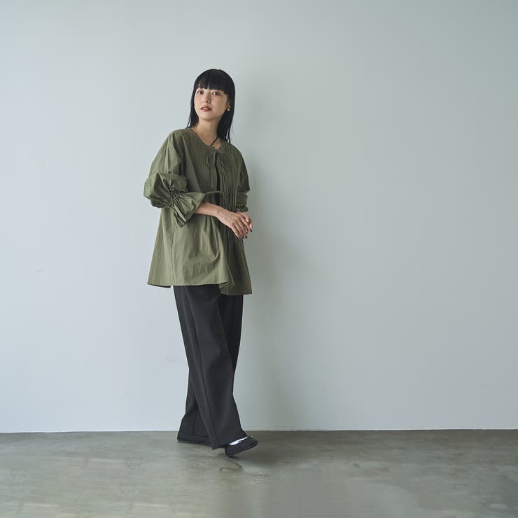 イージービューティー裏起毛ワイドパンツ（WEB限定サイズ） | coen【women】 | 詳細画像8 
