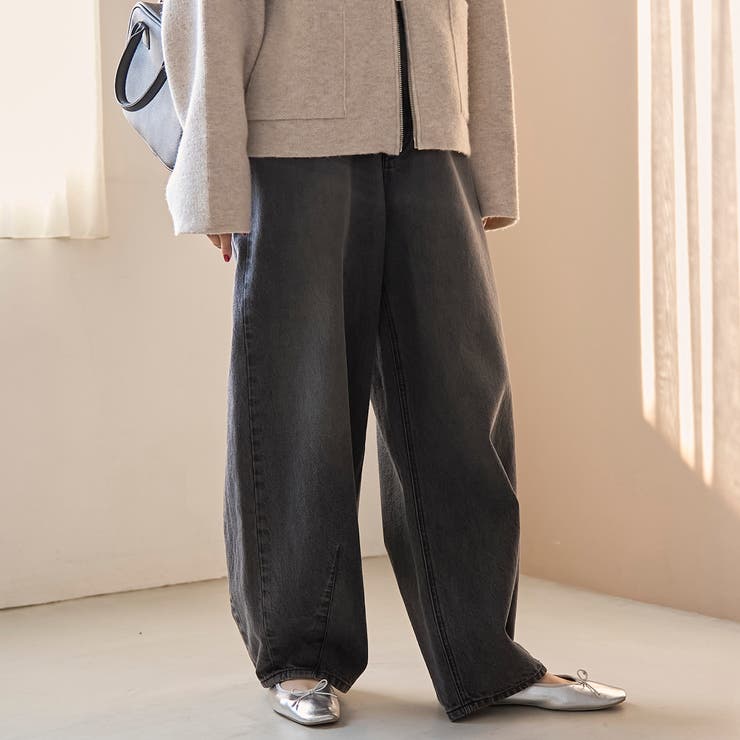 【トレンド＆体型カバー両立/全骨格OK】カーブデニムパンツ | coen【women】 | 詳細画像20 