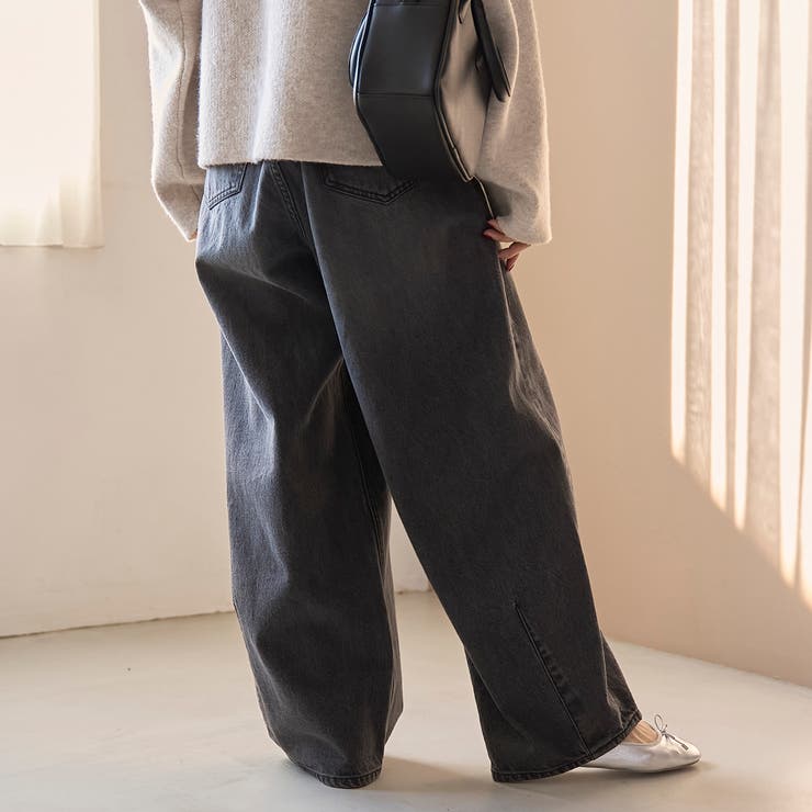 【トレンド＆体型カバー両立/全骨格OK】カーブデニムパンツ | coen【women】 | 詳細画像21 