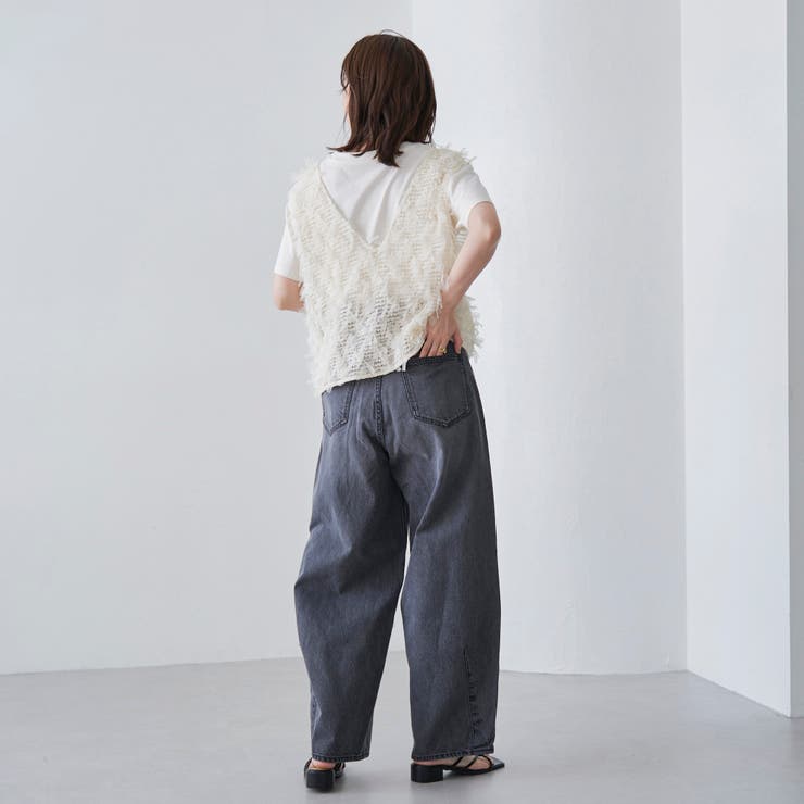 【トレンド＆体型カバー両立/全骨格OK】カーブデニムパンツ | coen【women】 | 詳細画像23 