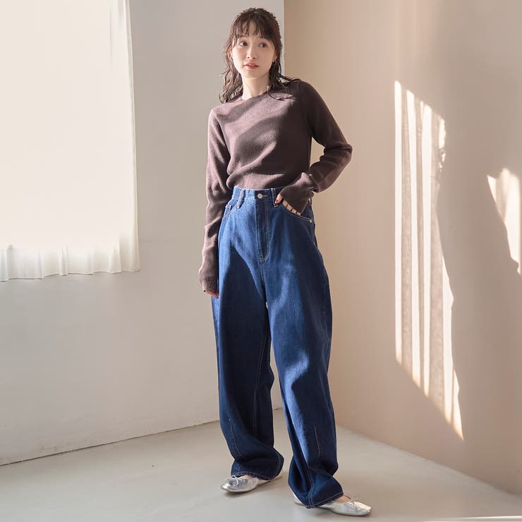 【トレンド＆体型カバー両立/全骨格OK】カーブデニムパンツ | coen【women】 | 詳細画像26 