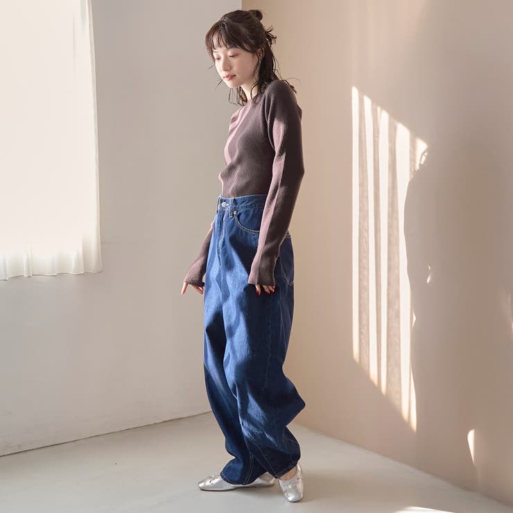 【トレンド＆体型カバー両立/全骨格OK】カーブデニムパンツ | coen【women】 | 詳細画像27 