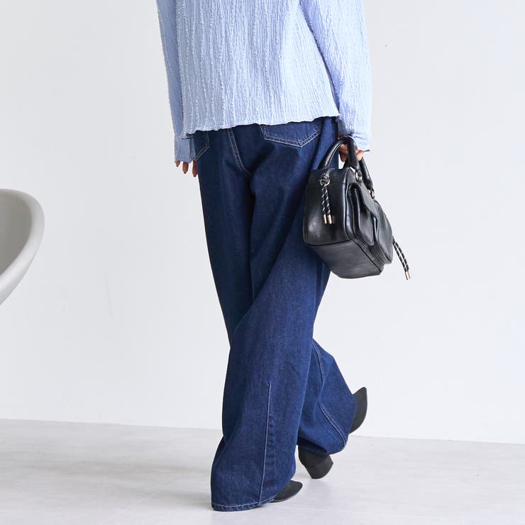 【トレンド＆体型カバー両立/全骨格OK】カーブデニムパンツ | coen【women】 | 詳細画像30 