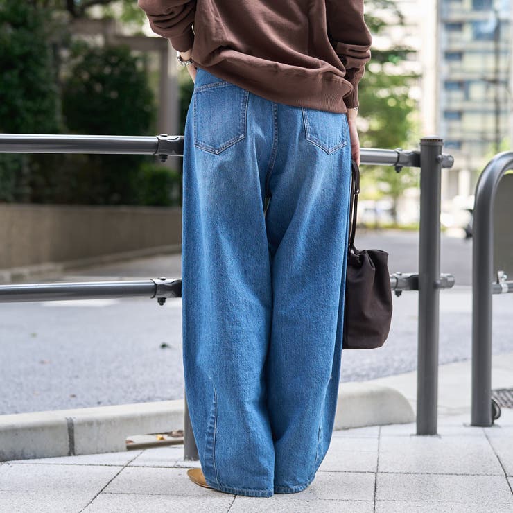 【トレンド＆体型カバー両立/全骨格OK】カーブデニムパンツ | coen【women】 | 詳細画像5 