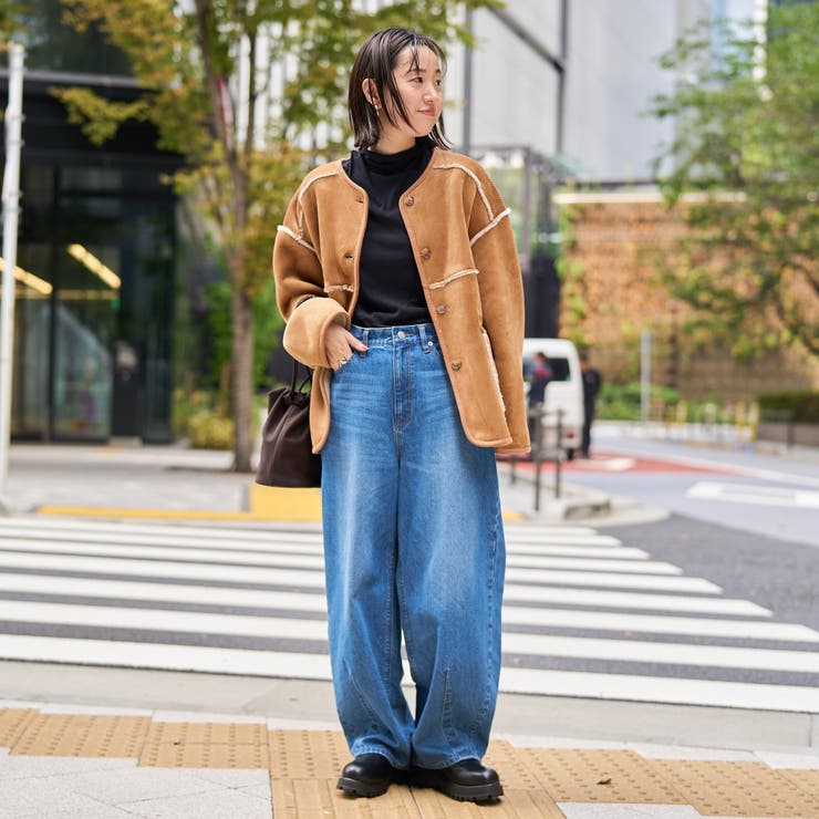 【トレンド＆体型カバー両立/全骨格OK】カーブデニムパンツ | coen【women】 | 詳細画像7 