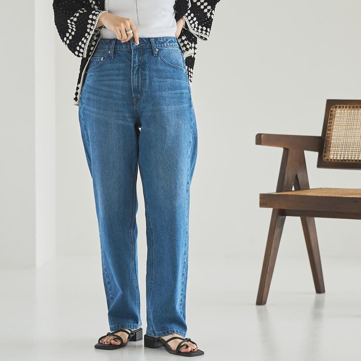 デニムストレートパンツ | coen【women】 | 詳細画像1 