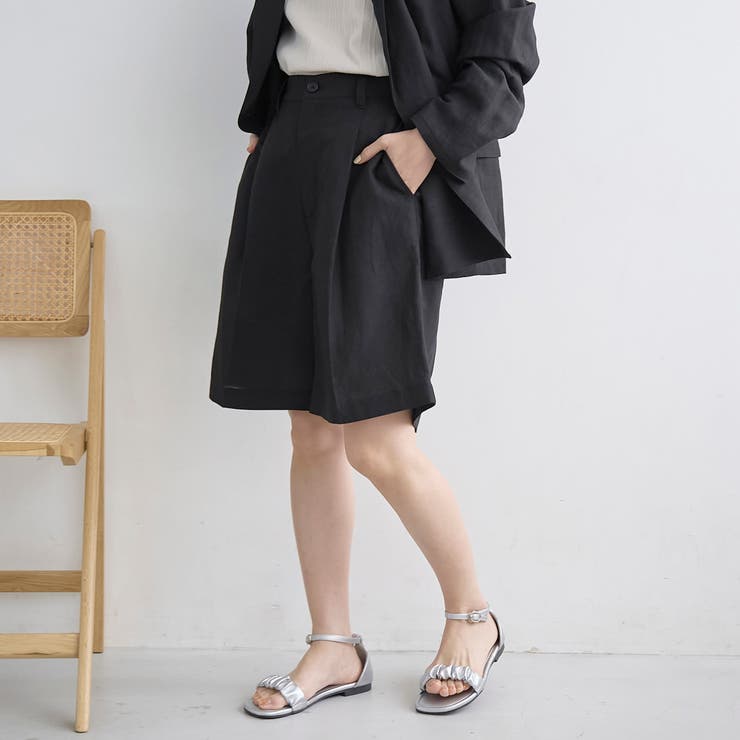 【接触冷感】リネンレーヨンショートパンツ | coen【women】 | 詳細画像6 