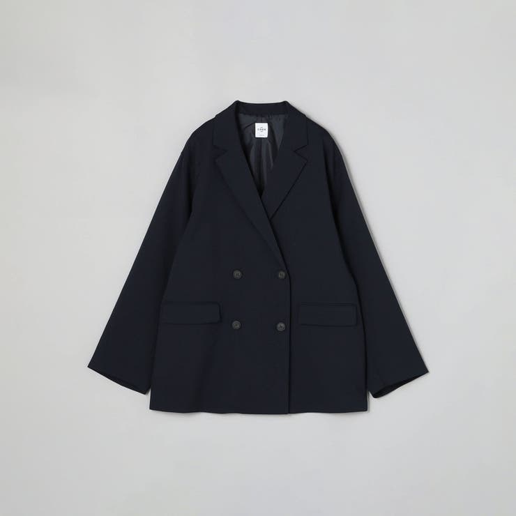 リネンライク ダブルブレストテーラードジャケット | coen【women】 | 詳細画像18 