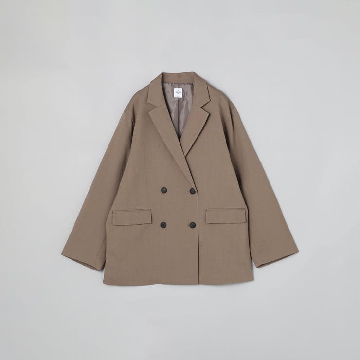 リネンライク ダブルブレストテーラードジャケット | coen【women】 | 詳細画像29 