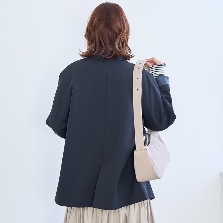 リネンライク ダブルブレストテーラードジャケット | coen【women】 | 詳細画像6 