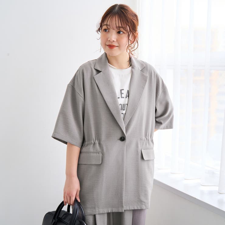 リネンタッチ半袖シャツジャケット | coen【women】 | 詳細画像10 