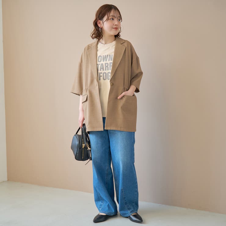 リネンタッチ半袖シャツジャケット | coen【women】 | 詳細画像19 