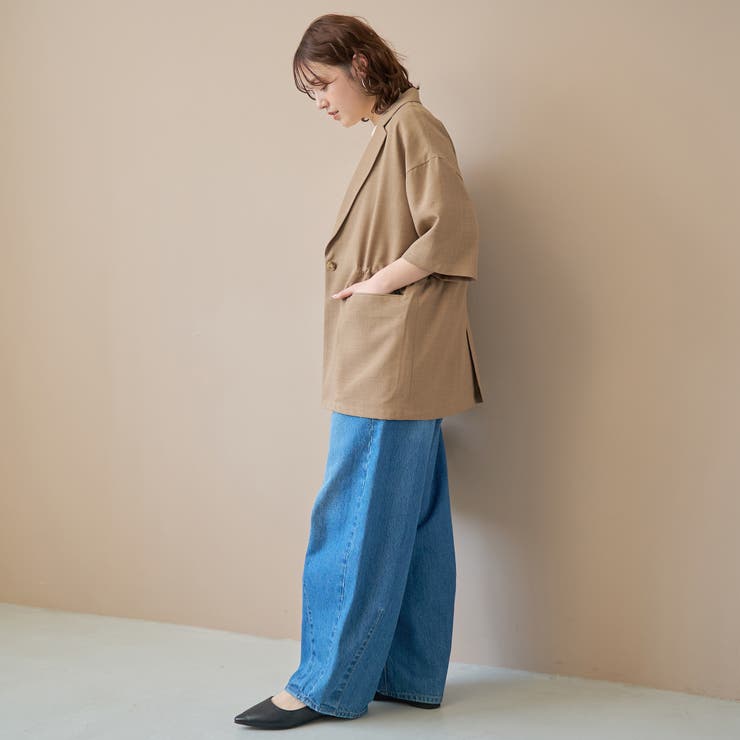 リネンタッチ半袖シャツジャケット | coen【women】 | 詳細画像20 