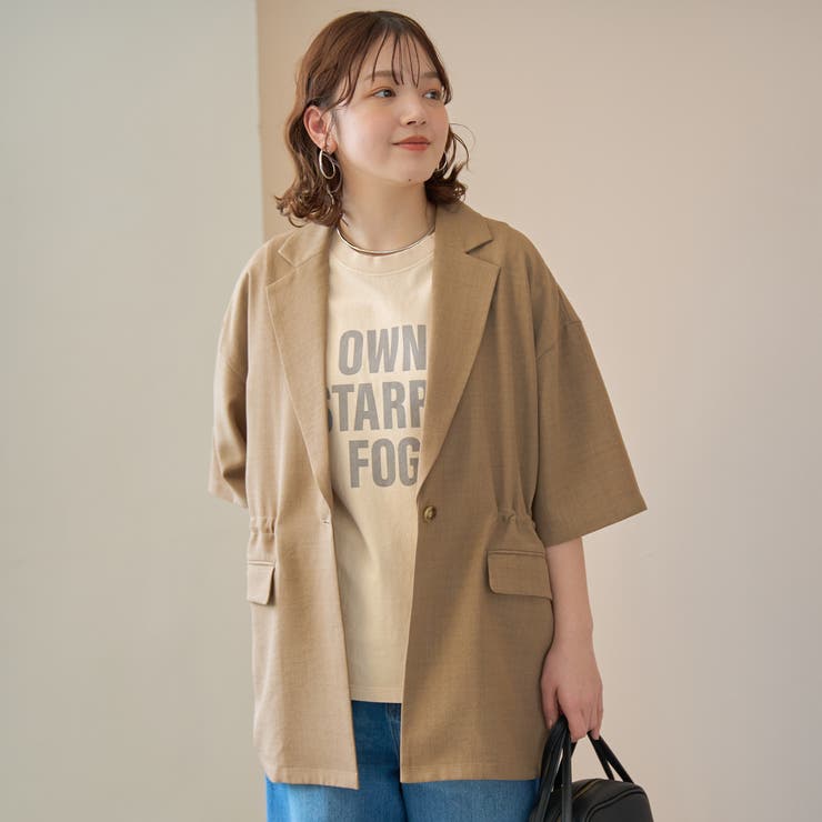 リネンタッチ半袖シャツジャケット | coen【women】 | 詳細画像22 