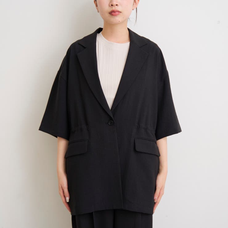 リネンタッチ半袖シャツジャケット | coen【women】 | 詳細画像27 