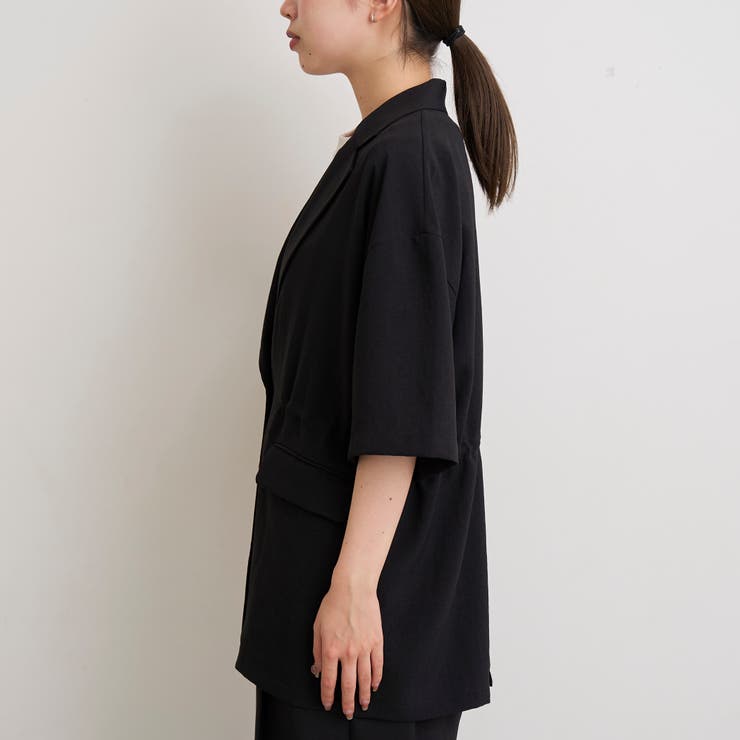 リネンタッチ半袖シャツジャケット | coen【women】 | 詳細画像28 
