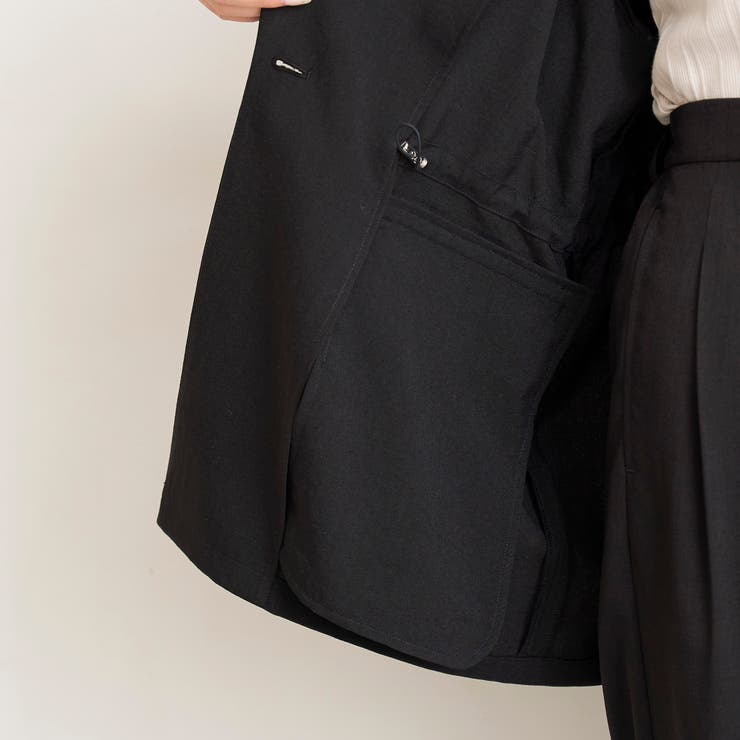 リネンタッチ半袖シャツジャケット | coen【women】 | 詳細画像34 