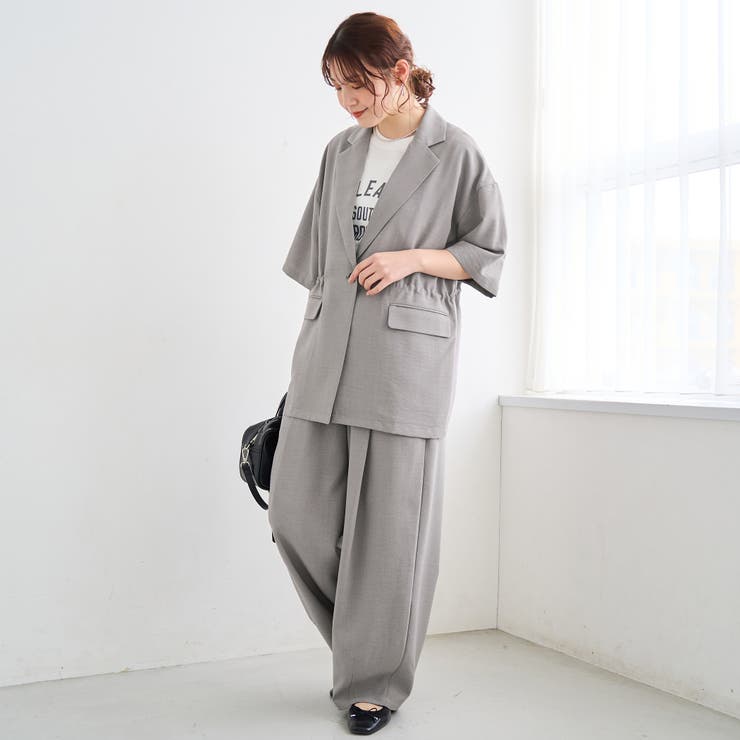 リネンタッチ半袖シャツジャケット | coen【women】 | 詳細画像9 