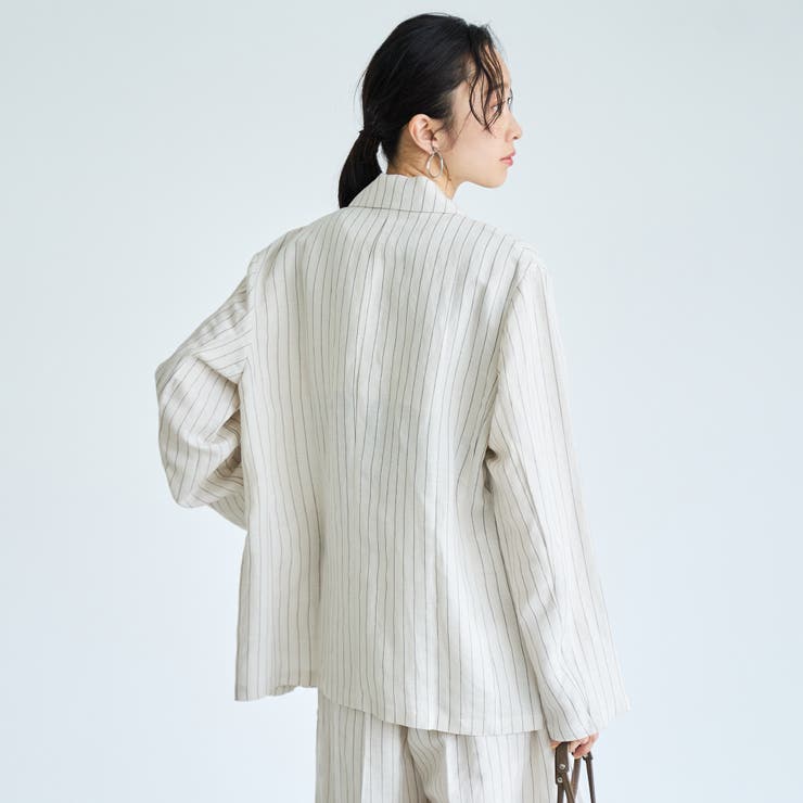 【接触冷感】リネンレーヨンテーラードジャケット | coen【women】 | 詳細画像11 