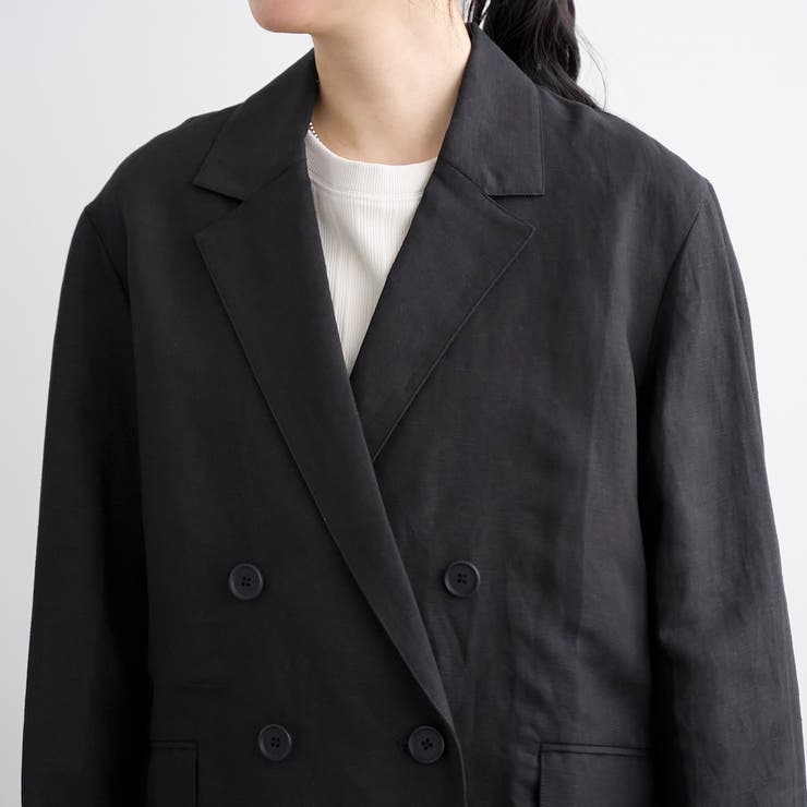 【接触冷感】リネンレーヨンテーラードジャケット | coen【women】 | 詳細画像17 