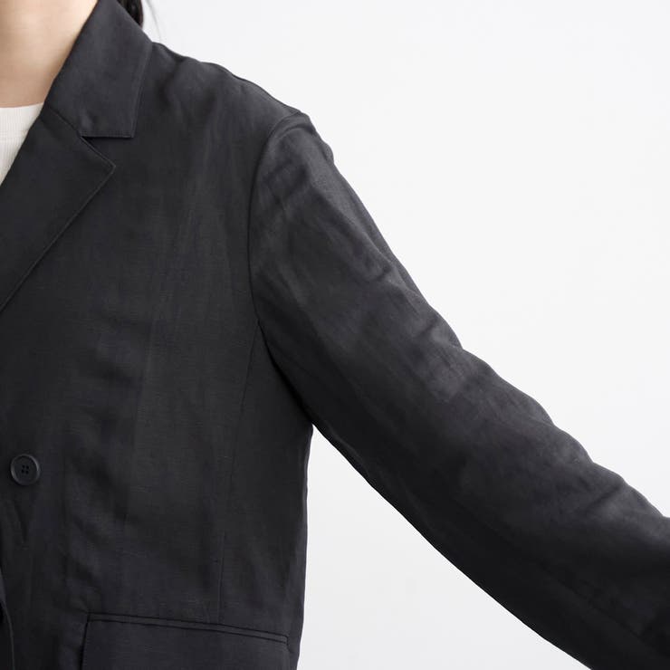 【接触冷感】リネンレーヨンテーラードジャケット | coen【women】 | 詳細画像18 