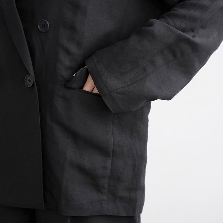 【接触冷感】リネンレーヨンテーラードジャケット | coen【women】 | 詳細画像20 