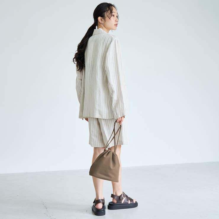 【接触冷感】リネンレーヨンテーラードジャケット | coen【women】 | 詳細画像9 