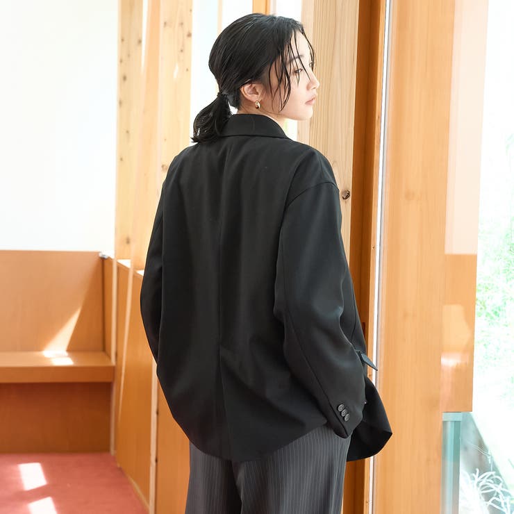 ウールライク Wブレストテーラードジャケット | coen【women】 | 詳細画像8 